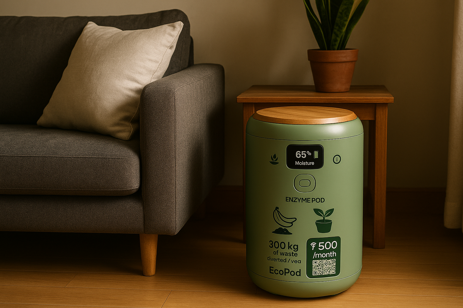 EcoPod at sofa